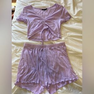 Purple shein set